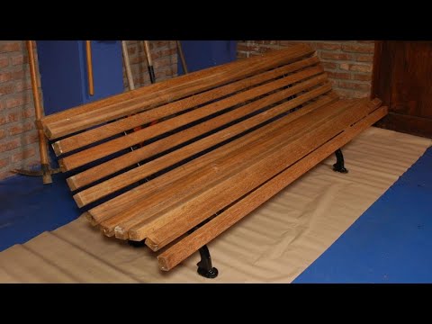 Descubre cómo barnizar tu banco de madera para protegerlo del exterior